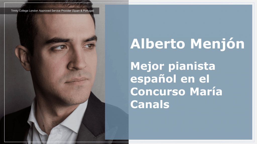 Alberto Menjón Mejor pianista español en el Concurso Maria Canals