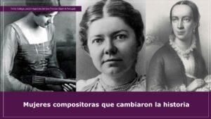 Mujeres compositores reconocidas