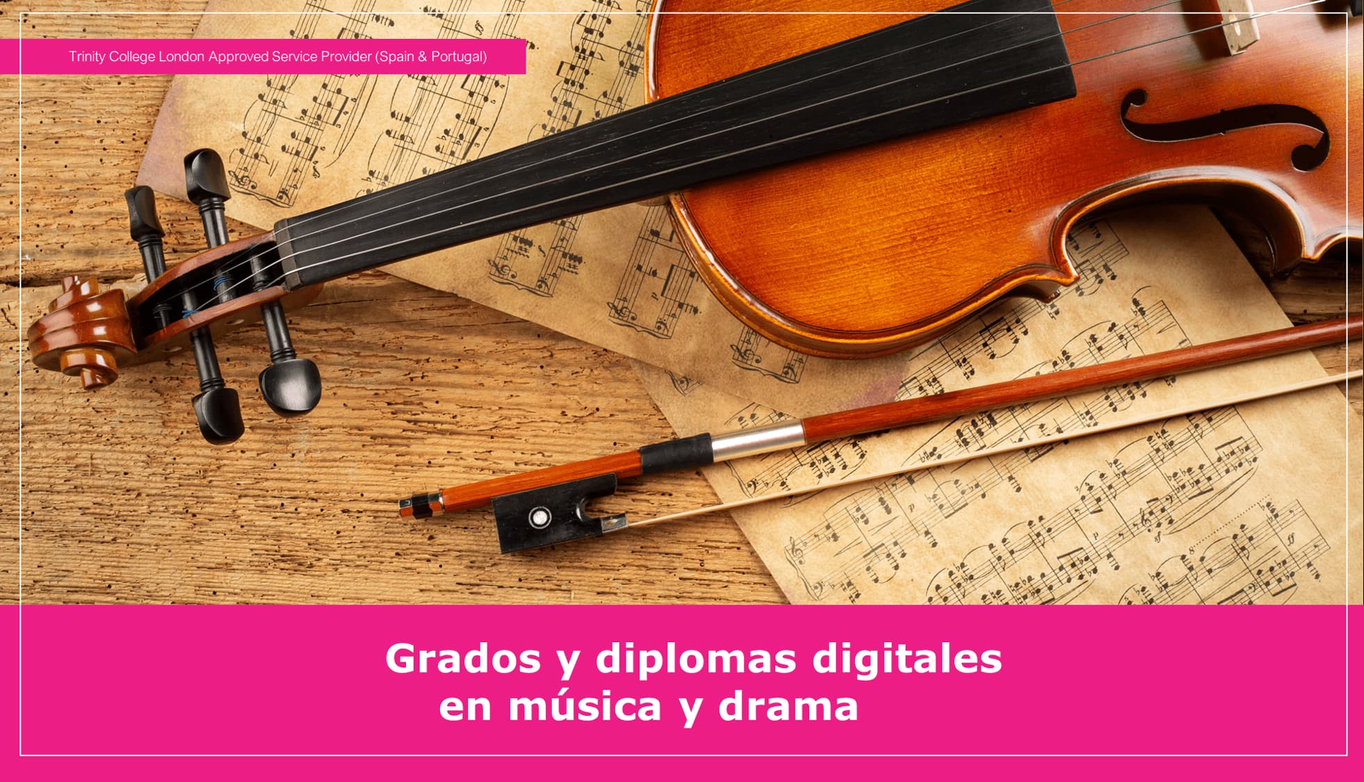 Grados y diplomas digitales en música y drama